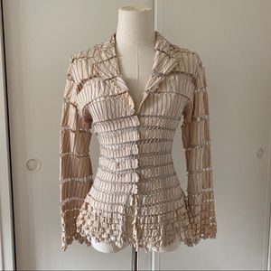 Sold! Yoshiki Hishinuma intricate vintage button up